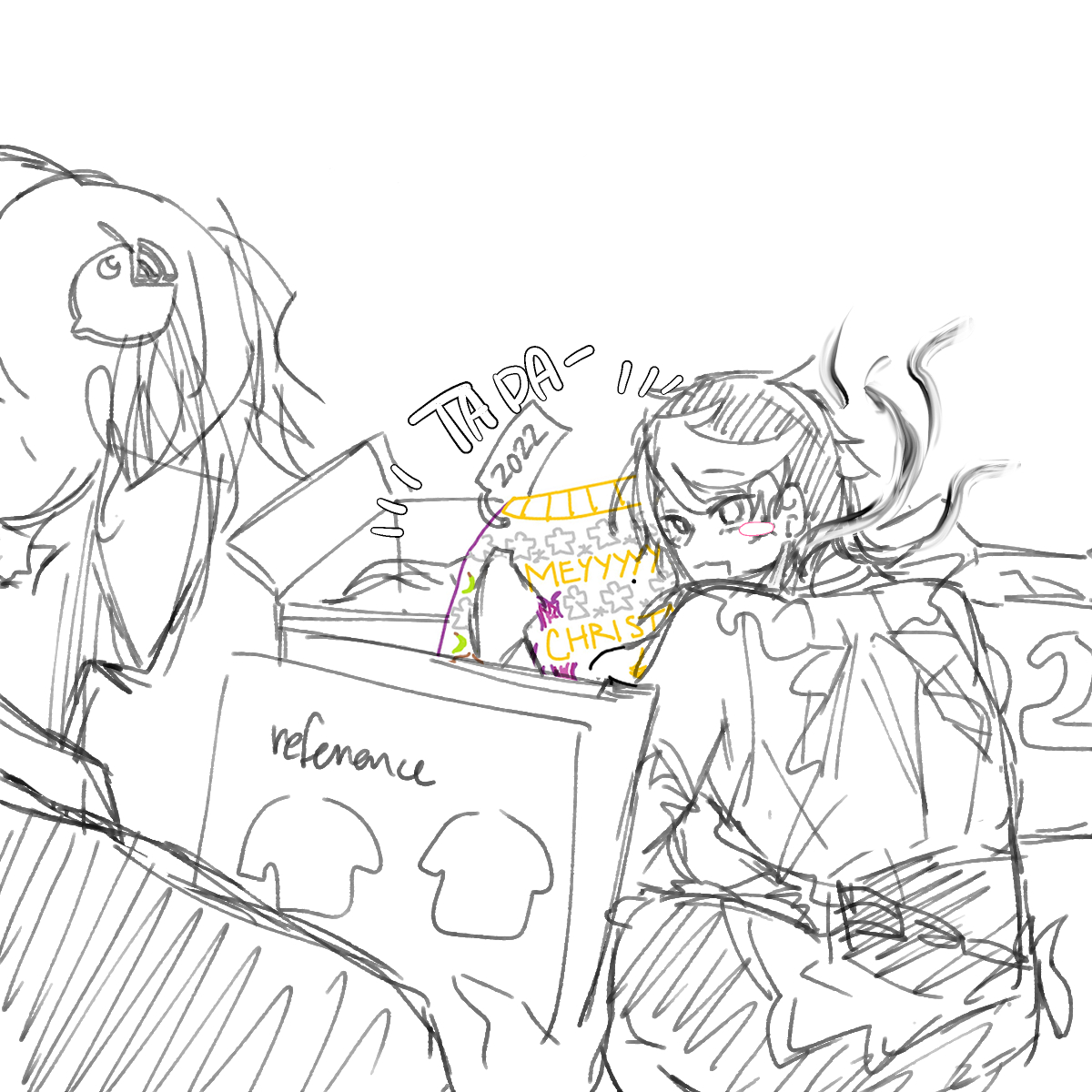 syupakimela's tweet photo. #YaminoArt 
I just wonder🧍 https://t.co/GTLnmmn6iP