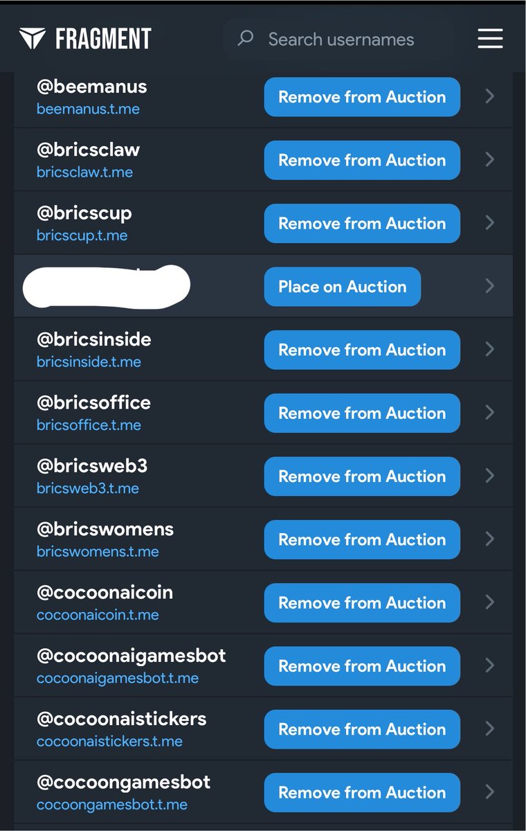 tonlegionweb3's tweet photo. Telegram usernames for sale. Available on Fragment auction. Link below.
https://t.co/O2BR04CNUC https://t.co/uijfK40YQ8