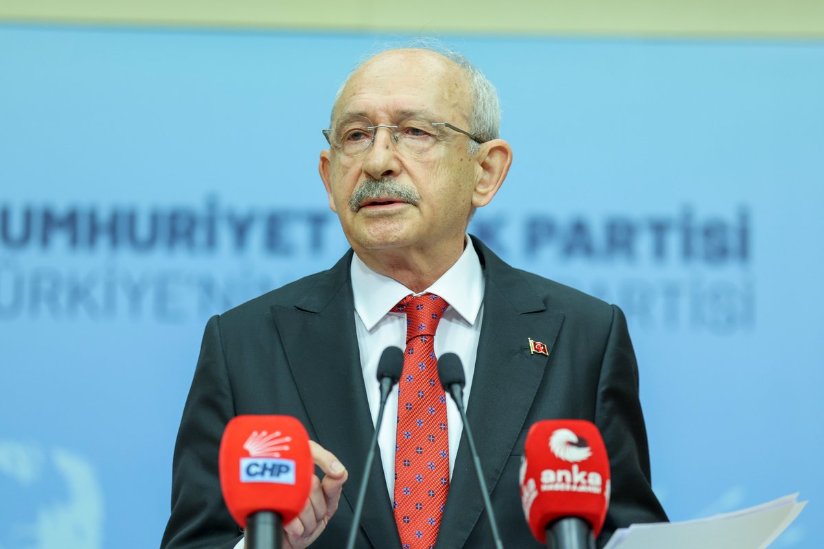 herkesicinCHP's tweet photo. Genel Başkanımız Kemal Kılıçdaroğlu, gündeme ilişkin değerlendirmelerde bulundu. https://t.co/GchMAJUpps