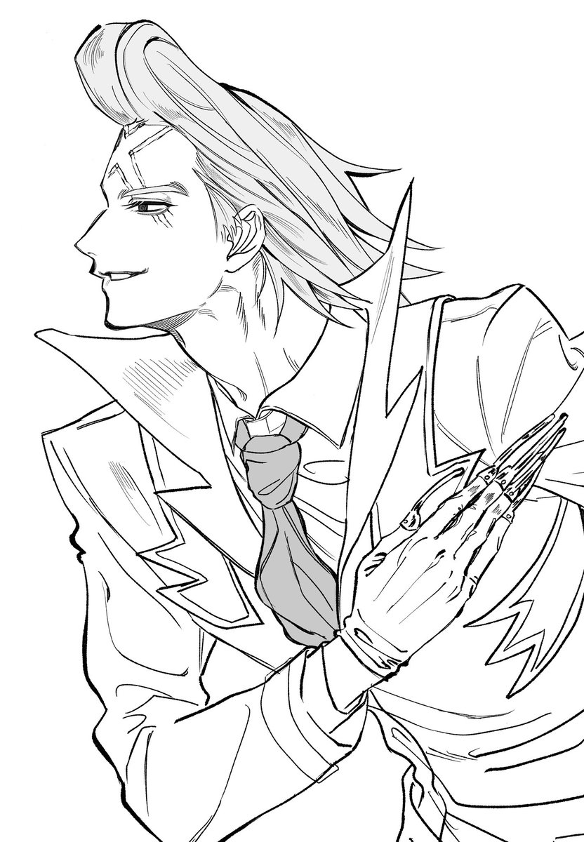 ddctmxxxx's tweet photo. 思うままに楽描いてたら年齢プラス10みたいになっちゃったゼ先 https://t.co/PycQ5jRJEs