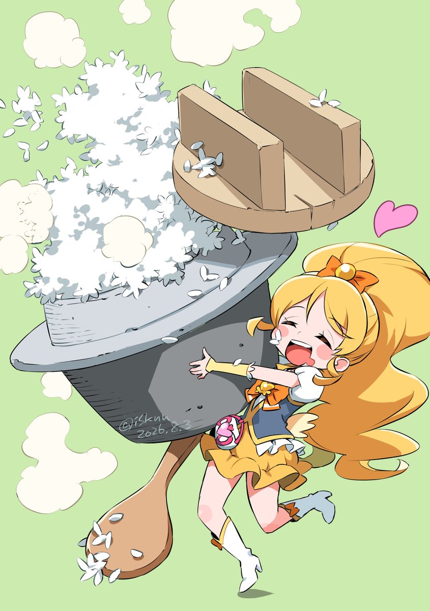 isknu's tweet photo. ほい、本日の大盛り・大森・キュアハニー。
もう今日は誕生日じゃないけどな！ https://t.co/6rCNnEm0Jp