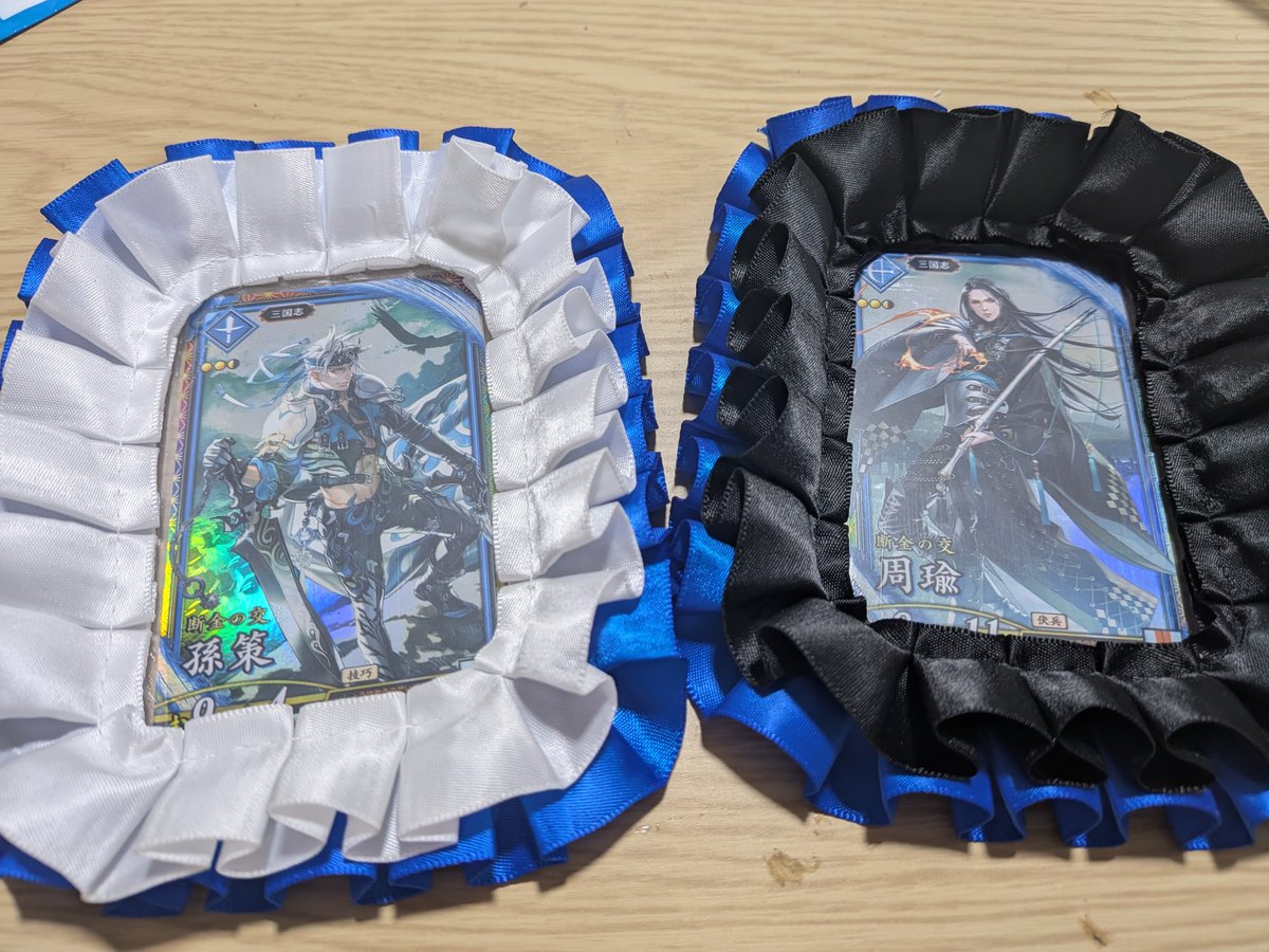 mourimtt's tweet photo. 断金のカードケースをリニューアルします

策が白、周瑜が黒だって気づくのが遅すぎた https://t.co/l4142UUjBS