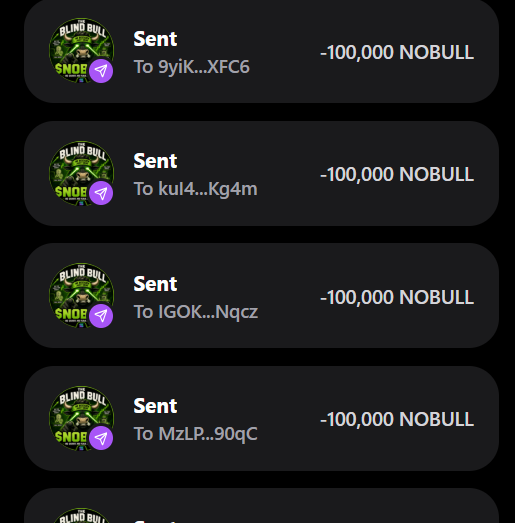 BlindBullNoBull's tweet photo. How to obtain $NOBULL Airdrop 🚀

1️⃣ Follow, Like &amp; RT pinned post♻️
2️⃣ Drop your $SOL wallet address
3️⃣ You're done! ✅

🎁 First 500 wallets only ⬇️⬇️

#SolanaAirdrop #Solana #CryptoAirdrop https://t.co/e3DQ0YZ7Ry
