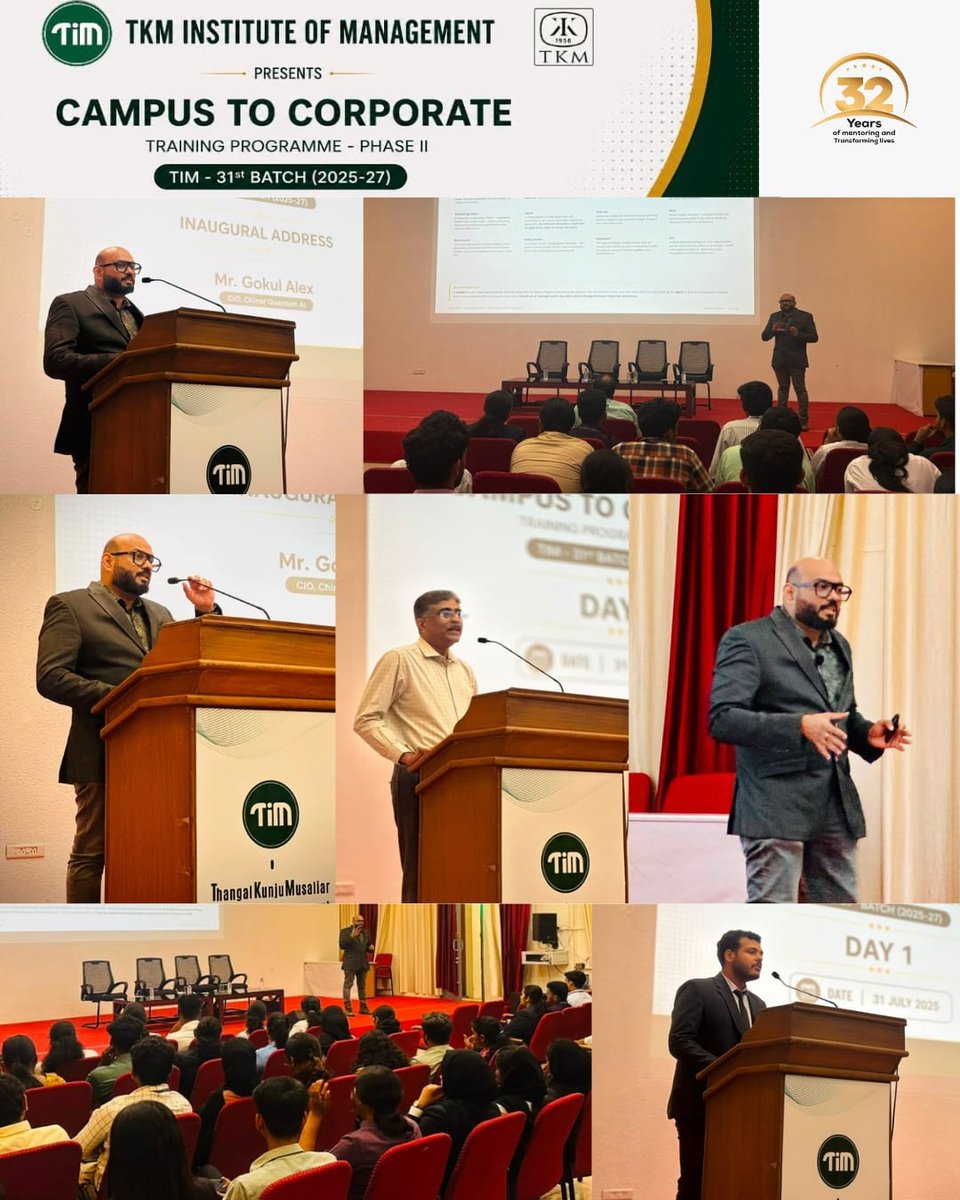 tkmimtweets's tweet photo. We thank our 26th Batch Alumni for mentoring our 31st Batch students during the Campus to Corporate (CACO) Training Programme – Phase II. Your guidance, industry insights, and experiences have inspired our students and prepared them for the corporate world. https://t.co/wqoRZPcDKy