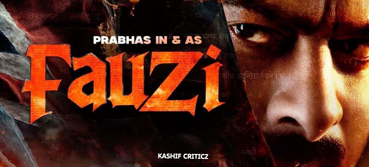 KashifCriticz's tweet photo. #Xclusive... The next #FauZi schedule beginning tomorrow, the film is entering its final Stage with around 90% expected to be completed after this schedule.

#Prabhas Starrer is near to complete then focus shifts to post-production, VFX, music and marketing. If everything stays on track, the promotional campaign should reveal. how the makers want to position the film rather than just when they want to release it.

In Worldwide Cinema's On 3 December 2026.