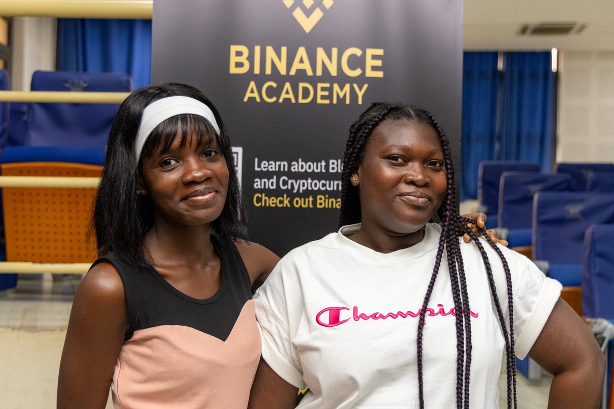BinanceAcademy's tweet photo. 🇬🇭 Binance Academy University Tour 

Thank you to 500+ students at Kwame Nkrumah University of Science and Technology in Kumasi, Ghana for joining us! Covering trading fundamentals, trading and investing strategies.

🎓Great to see the next generation of crypto learners in action.