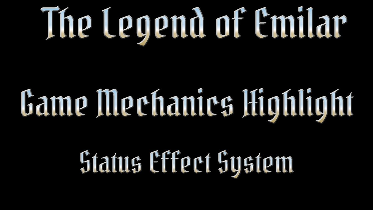 LaughingManProd's tweet photo. Here is the last of three blogs being posted this morning to #TheLegendOfEmilar #Itch page. This blog covers the Status Effect System for the game. #RPGツクール #RPGツクールMV #rpgmakermv #indiegames #IndieGameDev https://t.co/0ZUFTvH2cU