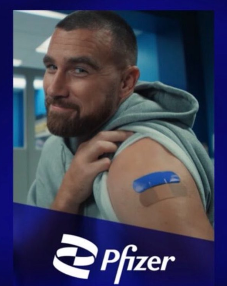 doogadoo11's tweet photo. It's not that Travis Kelce got the vax

It's his face ... literally beaming with pride

What a retard https://t.co/jvTwdlxDBP