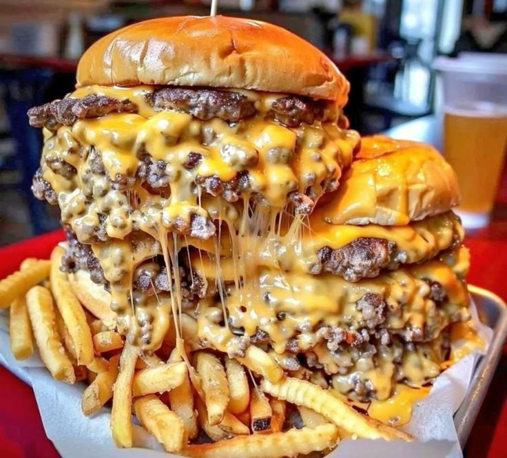 Kitchenfse's tweet photo. If this burger doesn't fix my mood... nothing will. 🍔🤤 Cheese overload, zero regrets.
#Burger #CheeseLover #Foodie #BurgerLover #FoodPorn #CheatMeal #Fries #FoodPhotography #Yummy #XFood https://t.co/vYWFl04g9N