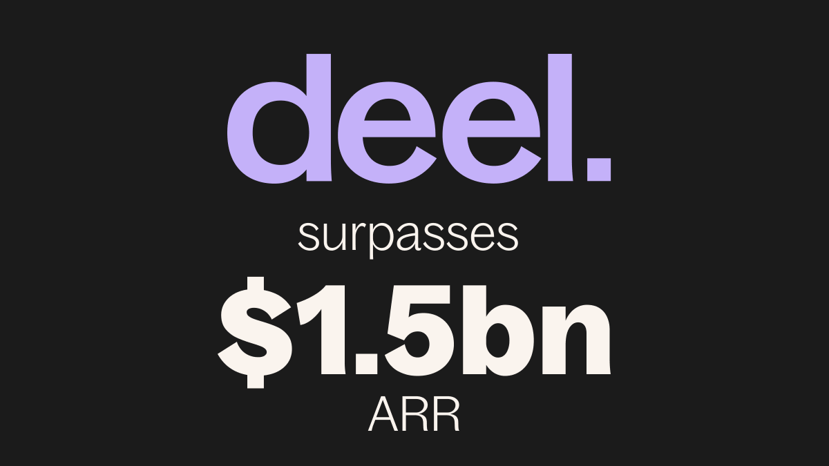 SuryaVarre's tweet photo. @deel just hit $1.5B ARR.
Global payroll and hiring, one platform, 150+ countries.
#deel #deelspeed #payroll #remote #EOR https://t.co/czzsl8ol5P
