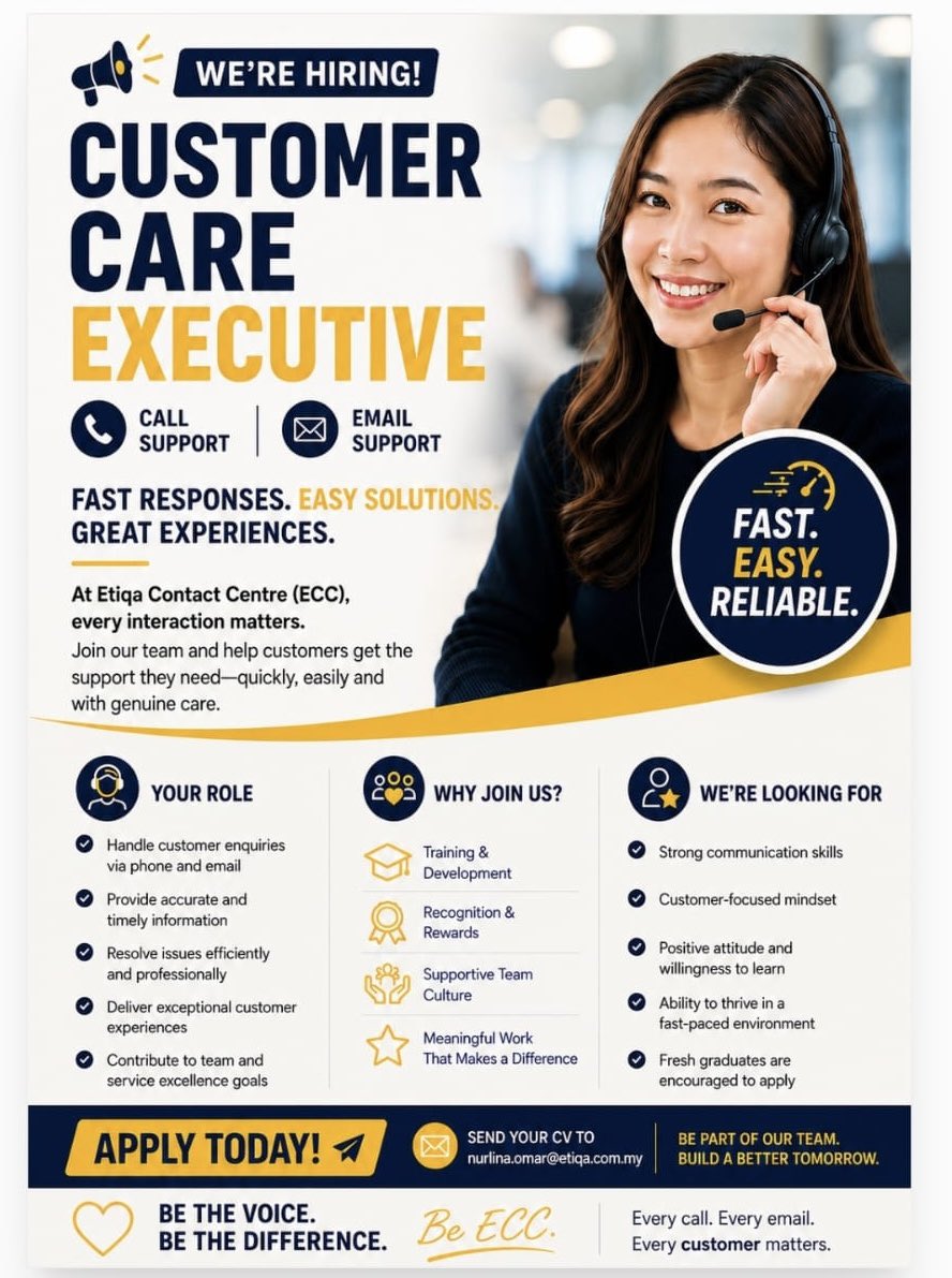 azryan_yan's tweet photo. URGENT HIRING!!

#hiring #vacancy #kerjakosong  #jawatankosong https://t.co/rjGjadyV4h