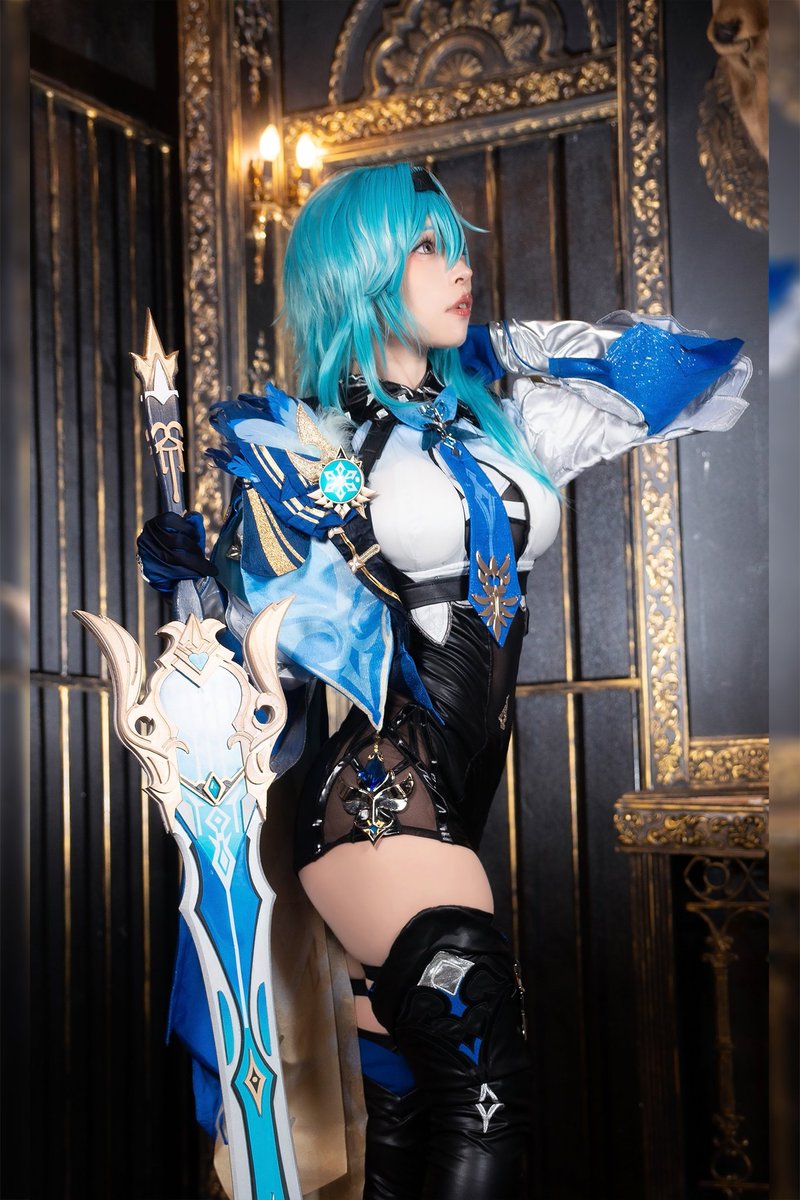 melomelomeloda's tweet photo. エウルア・ローレンス (原神)
Eula / Genshin Impact #Cosplay https://t.co/1FK12Rlpca