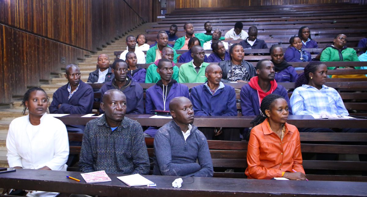TU_Kenya's tweet photo. 2) The session equipped participants with practical knowledge on accident prevention, fire safety, workplace hazard identification, the safe handling of cleaning chemicals, and the importance of maintaining a safe and healthy working environment. https://t.co/gE79XMpLn1