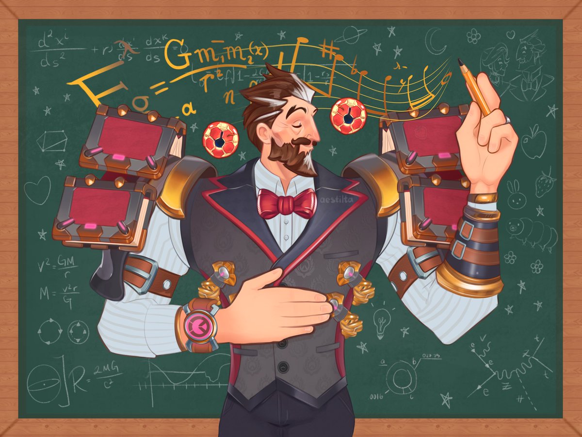 aestilta's tweet photo. Professor de Kuiper! ✋🏽 Physics is just like music, correct? ☺️💖 
#sigma #overwatchfanart https://t.co/8kwf3kYWN1