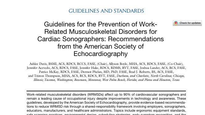 VLSorrellImages's tweet photo. #JADEL 

UPDATE for ALL SONOGRAPHERS:
https://t.co/75cg4SZrRp

Includes graphics for "DO's and Don'ts" including RH and LH optimal grips, warmups / stretches, table of common symptoms / underlying causes, strategies to reduce injury, &amp; more.

Cheat sheet figs below.
@ASE360 https://t.co/pMgtWs3fSC