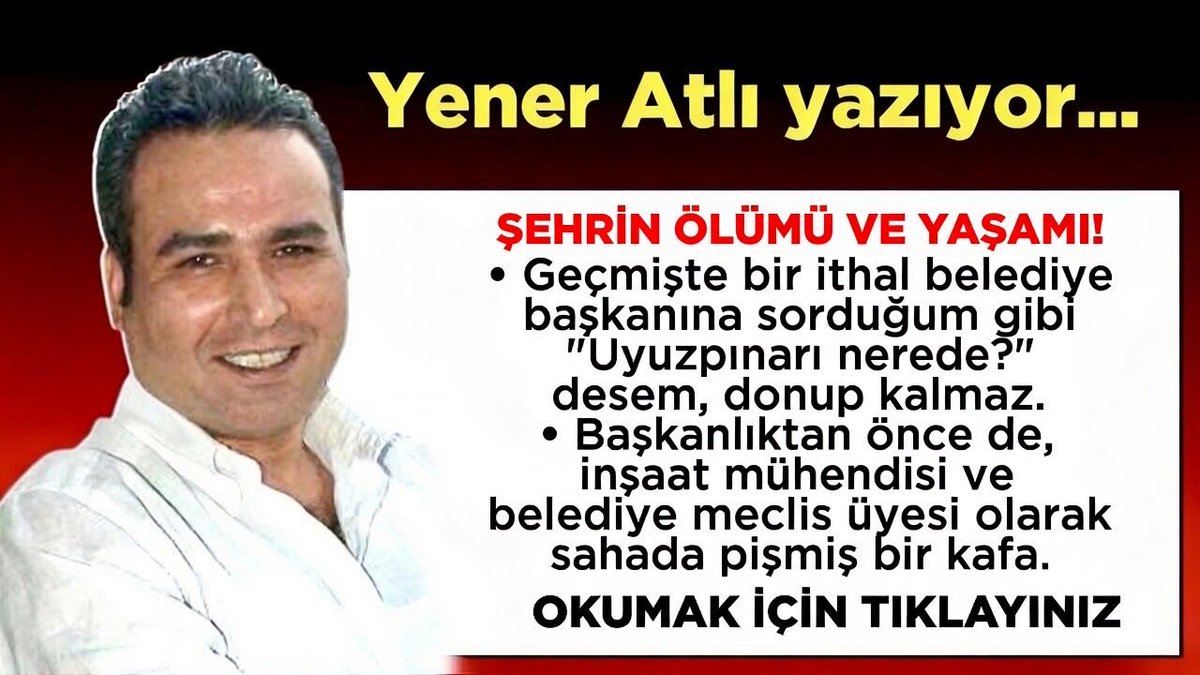 THEMARASTIMES's tweet photo. 🇹🇷
Yener Atlı yazıyor: “ŞEHRİN ÖLÜMÜ VE YAŞAMI!”
Devamını okumak için tıklayınız: https://t.co/nT5MzvHJXC

•
•
#onikisubatbelediyesi #hanifitoptas #tüik #nsfwtwtًً #VíasChile #yeneratlıyazıyor #büyükşehirbelediyesi #yeneratlı #marastimes #Epstein #earthquake #tbmm https://t.co/YUtVPKMVAe