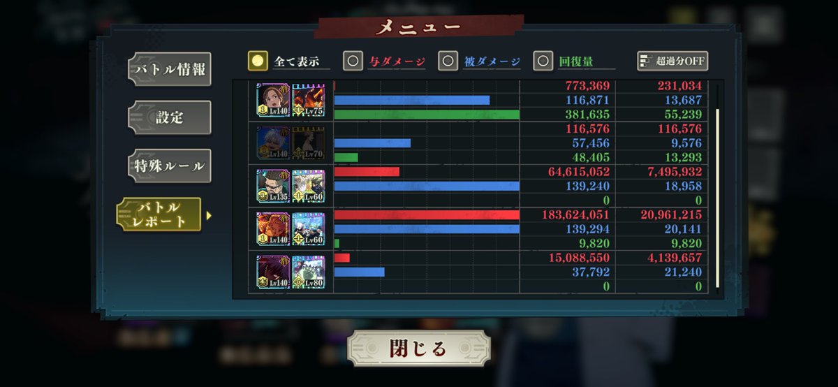 Kobachaage's tweet photo. 13階がずっと無理。サブをSSRゆうき君に変えたらギリ倒せたけど2体目が倒せない。五条を3凸にするしかないかな
#jujutsuphanpara 
#無限回廊 https://t.co/cZBQ1dj4Fe