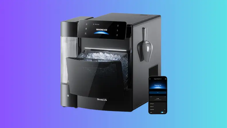 ravzgadget's tweet photo. Love restaurant-style nugget ice at home? The GoveeLife Smart Nugget Ice Maker Pro delivers fresh chewable ice in as little as six minutes with app controls, Alexa and Google Assistant support, plus customizable lighting.  https://t.co/vKZwTTJ1n8 https://t.co/X4glbTgr1c