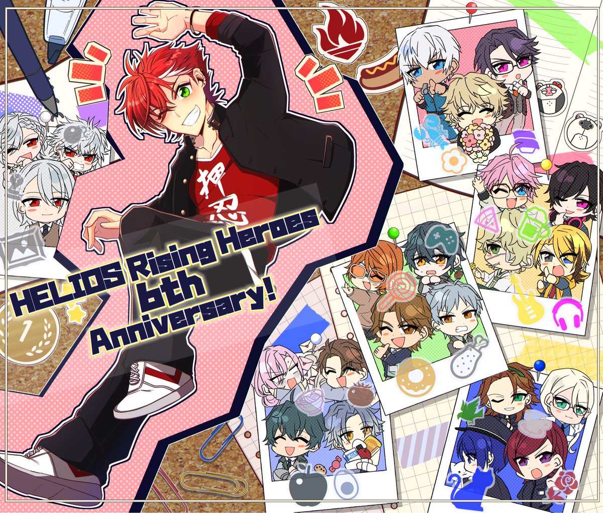 shalanlanla's tweet photo. エリオスライジングヒーローズ6th Anniversaryおめでとうございます！！！
いつも司令達をたくさん楽しませてくれて本当にありがとう！！🎉
これからも末長くアプリが続きますように！！🫶❤️
ボルテージマックスだ！！🔥
#エリオスR6周年 
#エリオス6周年おめでとう https://t.co/XKbqDCZygF