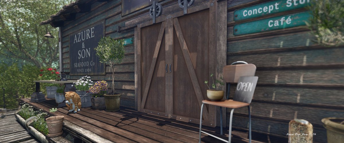 InaraPey's tweet photo. Outpost Bay is a further charming setting by Sorcha Tyles. Situated alongside her Boathouse Café, it offers a chance to see both at the same time.
Blog post: https://t.co/zTqZQxyvGt
#SecondLife #ExploringSecondLife https://t.co/vFaF8zPAAt