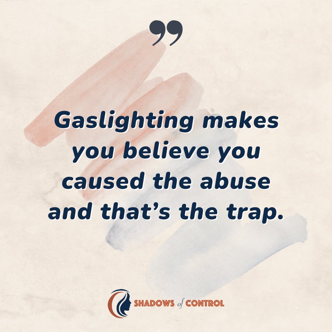 shadows_control's tweet photo. It’s never your fault. Gaslighting is designed to confuse, destabilize, and keep you trapped in a cycle of self-doubt.
#Gaslighting #DomesticAbuseAwareness https://t.co/5pJhEBcVDq