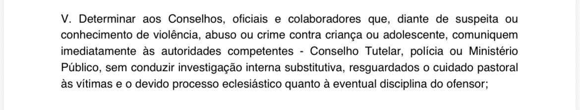 normabragaven's tweet photo. Depois de ter lido histórias horríveis sobre abuso infantil encoberto em igrejas — e me espantado c a quantidade de gente indisposta a acreditar nelas —, eu me alegro muito por essa resolução do Supremo Concílio da nossa IPB https://t.co/YoF0gVWsZj