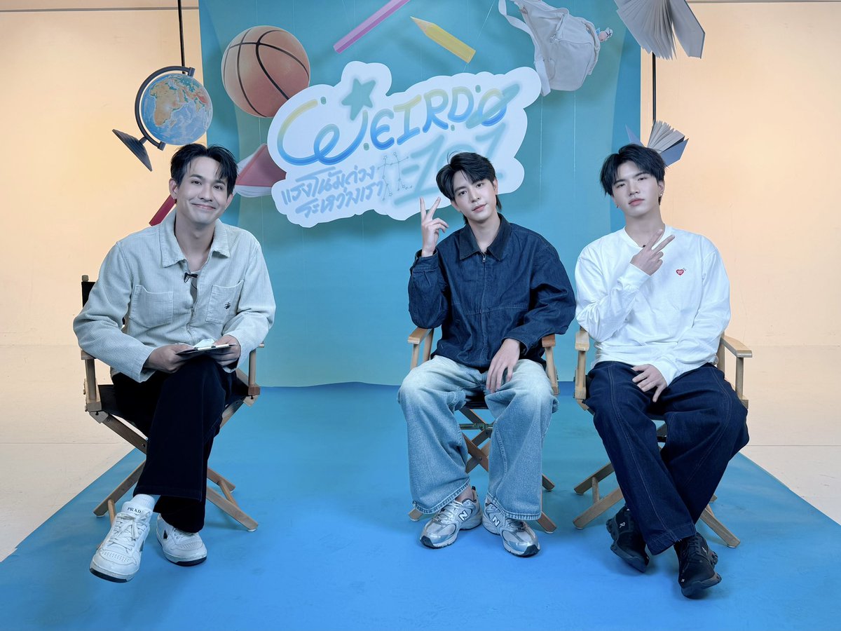 GMMTV's tweet photo. [LIVE] เรียนวิชาจีบขั้นต้นกับ “ซี-คีน” พร้อมเตรียมตัวกดบัตรงาน "WEIRDO-101 The First Gravity" มาแล้ว~!! #WEIRDO101SeriesLIVE

YT : https://t.co/HiRLMTuPPn
FB : https://t.co/gGuOC0Csvq
TT : https://t.co/wkC1B71lto

"WEIRDO-101 The First Gravity" 💫
🗓️ FRIDAY, 14 AUGUST 2026
📍centralwOrld PULSE Hall, 7th Floor, centralwOrld

📌 TICKETS FOR ALL SEATS WILL BE AVAILABLE ONLINE ONLY AT ThaiTicketMajor ON 8 AUGUST 2026 AT 10 AM
(Regular ticket sales through all ThaiTicketMajor channels will start on 9 August at 10 AM)
🔗 MORE INFO : https://t.co/R62tsl5CK4

“WEIRDO-101 แรงโน้มถ่วงระหว่างเรา” 💫
ทุกวันศุกร์ เวลา 20:30 น. ทางช่อง one31
และทางแอปพลิเคชั่น TrueVisions NOW เท่านั้น
เริ่ม 14 สิงหาคมนี้

#WEIRDO101Series #GMMTV 
@sea_ta_lay @keenkeno_sp