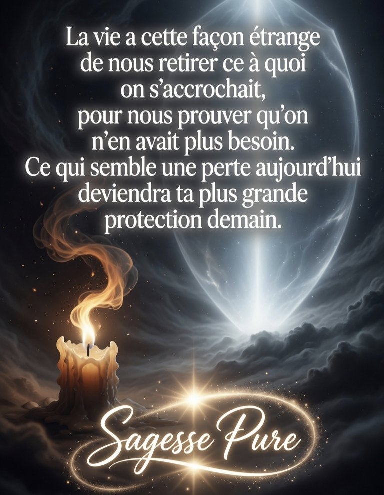 csibon27's tweet photo. 🥰😇
La vie a cette façon étrange
de nous retirer ce à quoi
on s’accrochait,
pour nous prouver qu’on
n’en avait plus besoin.
Ce qui semble une perte aujourd’hui
deviendra ta plus grande
protection demain. https://t.co/QqqzRP1xtC
