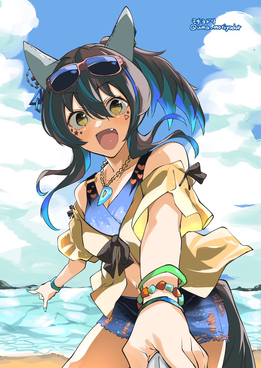 uma_motiyodor's tweet photo. 夏！海！ヘリオス！な絵の練習〜！ https://t.co/HIkkplE1EA