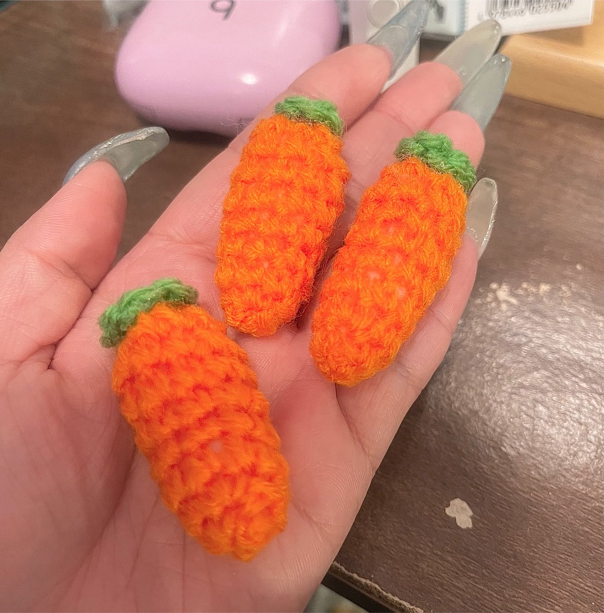 _pe_ppp's tweet photo. ちょっと前に編んだやつたち
みんなプレゼントした方達🧶 https://t.co/Q84SGblB12