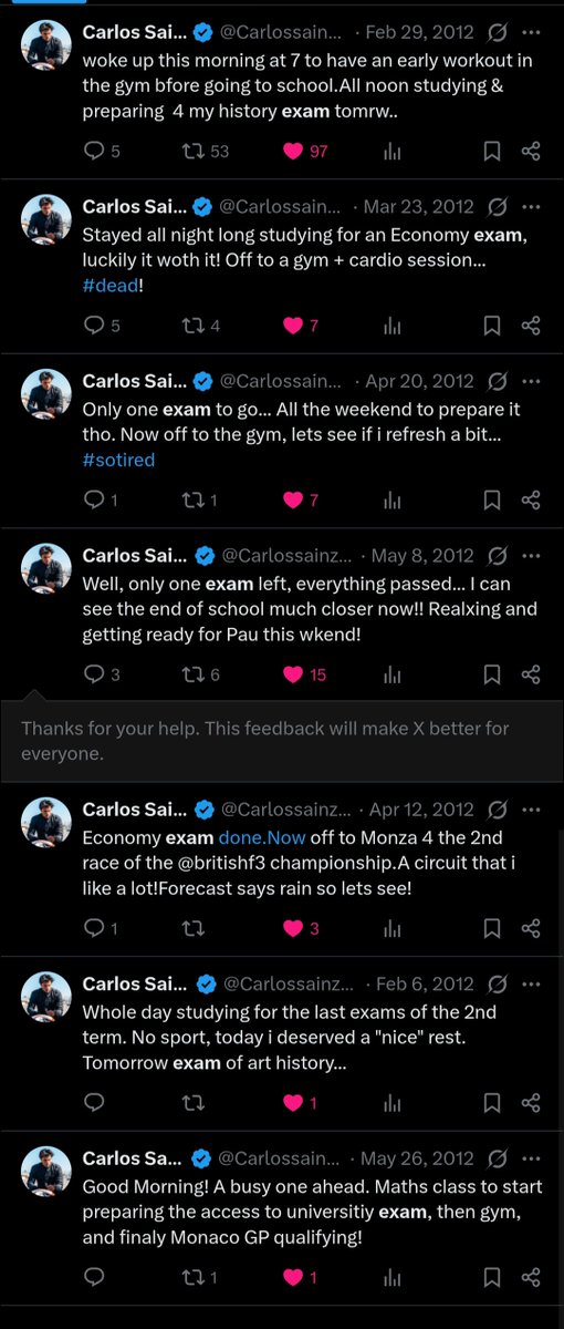 sainzifyy's tweet photo. back when carlos sainz was an active member of #studytwt 😭 https://t.co/nsY6LC9AEk