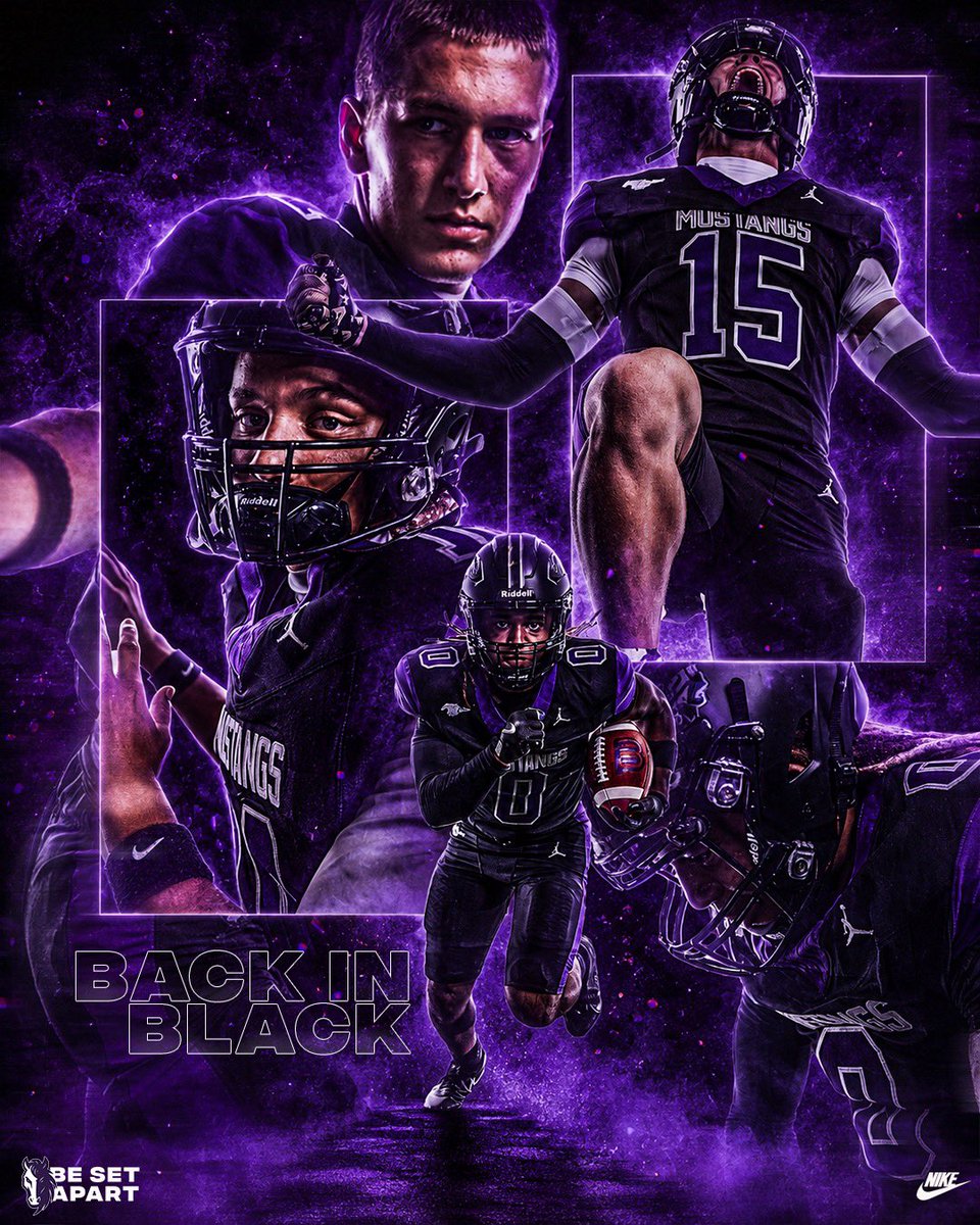 LAmustangFB's tweet photo. New Drip for 2026 🔥💜🔥 || Mustangs are Back in bLAck 🖤💜#BeSetApart https://t.co/5slQX4iKMZ
