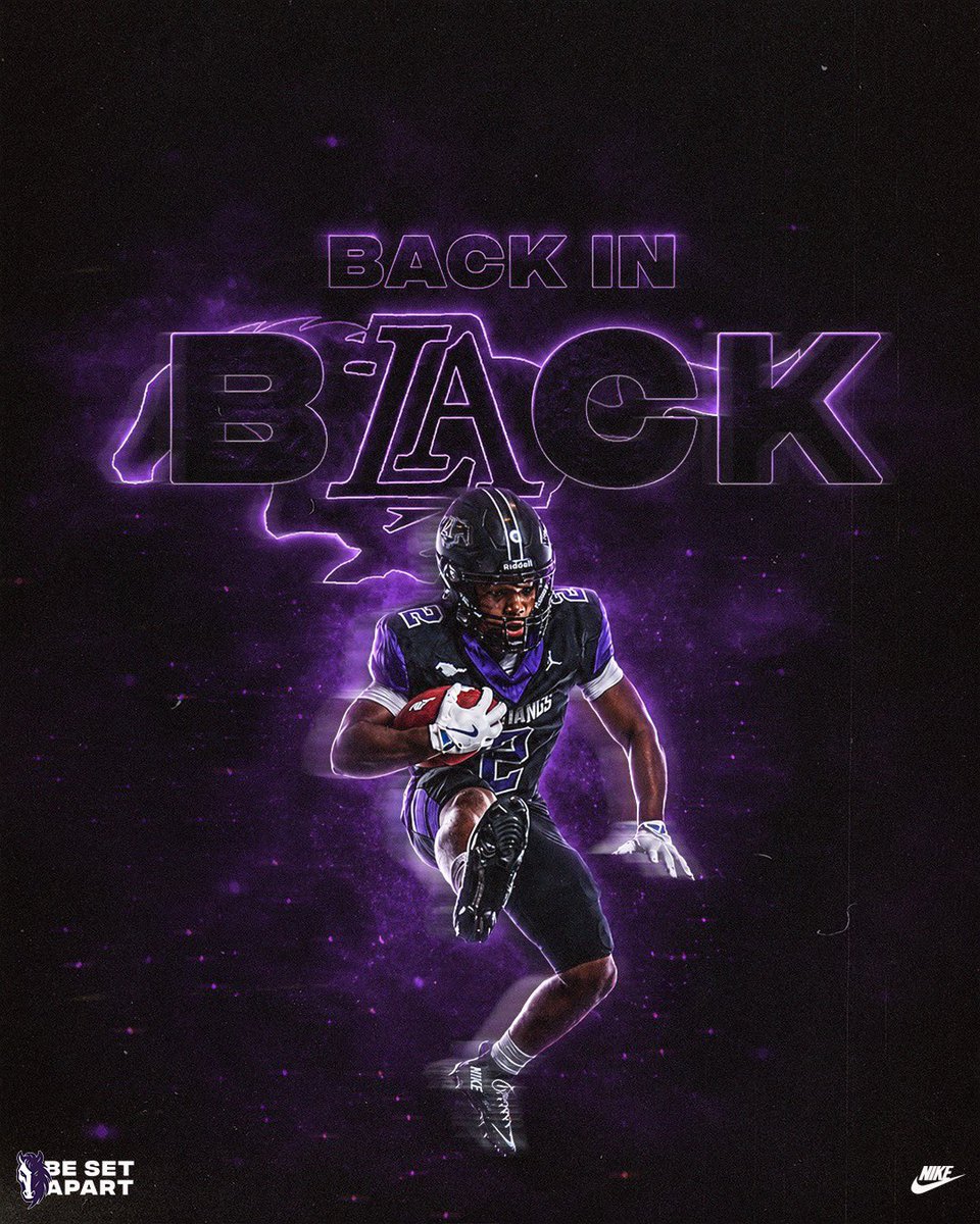 LAmustangFB's tweet photo. New Drip for 2026 🔥💜🔥 || Mustangs are Back in bLAck 🖤💜#BeSetApart https://t.co/5slQX4iKMZ