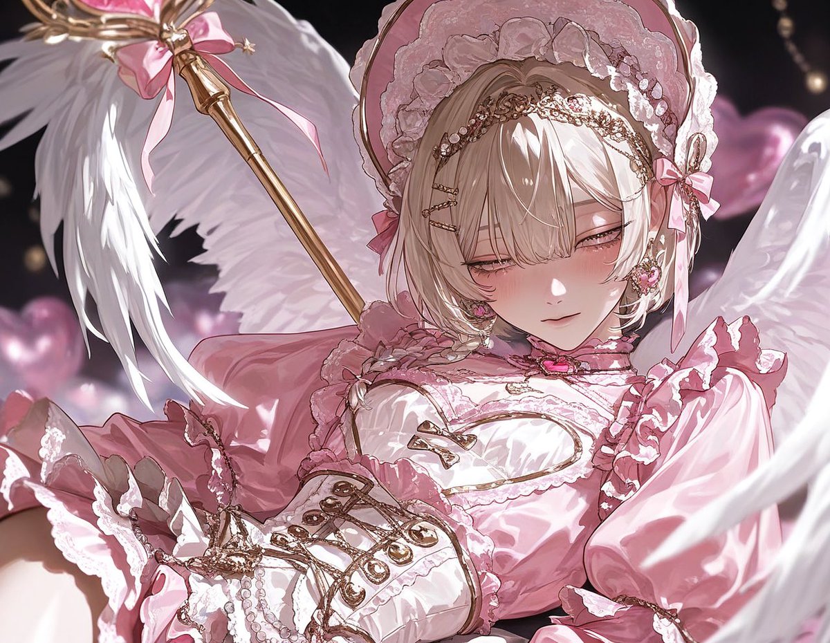 c7_llt's tweet photo. ♡⃛  #プロンプト配布  ♡⃛

ﾛﾘｰﾀ×天使×魔法少女/少年➿
みんなの子を魔法少女にさせちゃお🎶
ぜひ使ってね>𖥦<💗
リプに貼るよん https://t.co/NMLlCZ5AIa