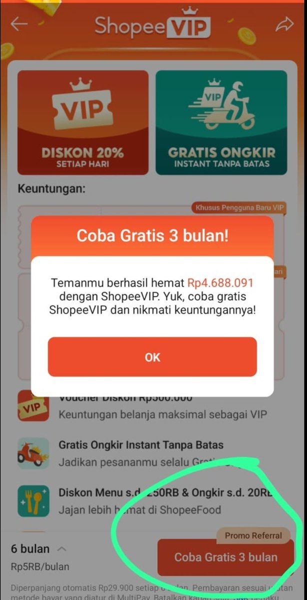 Indaamuntaha's tweet photo. https://t.co/wXOUZlsAlF

FREE VIP SOPI 3bln

#shopeebelanjainstant1jam #shopeevip https://t.co/veB1LsqsF7