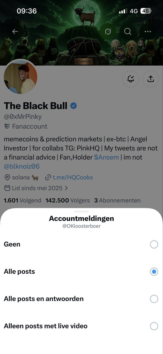 OKloosterboer's tweet photo. @0xMrPinky Legend!

9TxRiqR1DkH3oc7f5e9SVJU4QPp2mBbGmNR1U7siQRVQ https://t.co/uX24ldAfxP