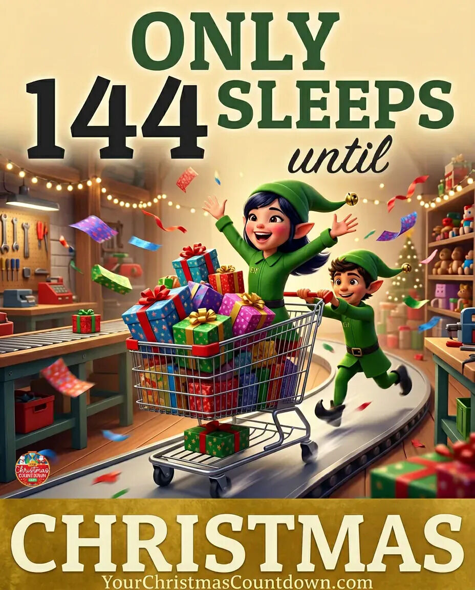christmas_clock's tweet photo. 144 SLEEPS UNTIL #CHRISTMAS!
🕒 https://t.co/08kJVAWqc2 🎄🎅 https://t.co/Uj8n8kpkc7