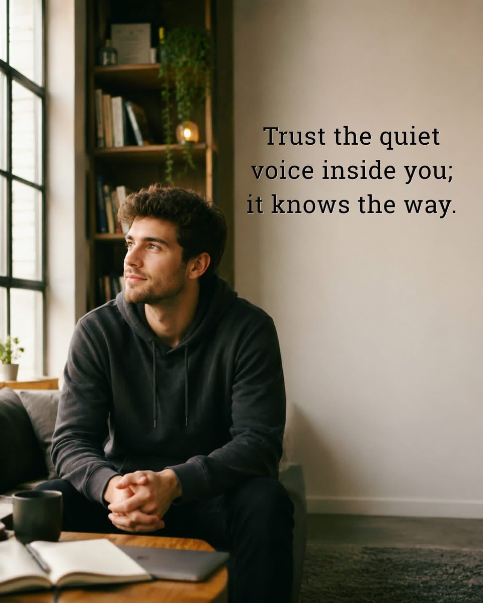 quotesbybrightm's tweet photo. In a noisy world, your intuition is your best guide. Take a step back, listen to your inner voice, and trust the beautiful journey you're on. You already have the answers within. ❤️
#trustyourself #intuition #quotes #BrightMindQuotes https://t.co/Y7EQa3PNLa