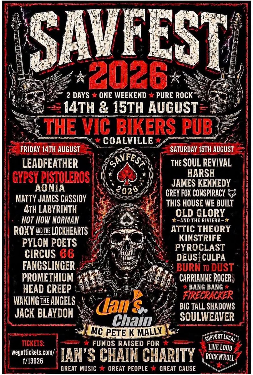 Promethiumband's tweet photo. Happy Metal Monday Guys
Less than 2 weeks till this bad boy.
Cannot wait to bring the Metalllll
\m/ \m/ https://t.co/emZzhT45lY