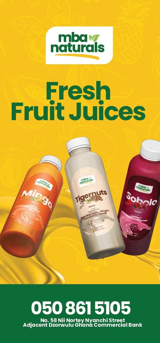 mba_oven's tweet photo. Place your orders for our fresh fruit juices via 0508615105 or visit our website https://t.co/L96Ki6qdQE to order ASAP.
#MBANaturalFruitJuice #PureMelon #Beetlon #GingerPine #PurePine #PineMint #PineBeet #Gingo #Mingo #PureMango #PureOrange #PineOrange #Tigernut #Sobolo https://t.co/wPiSNgalyk