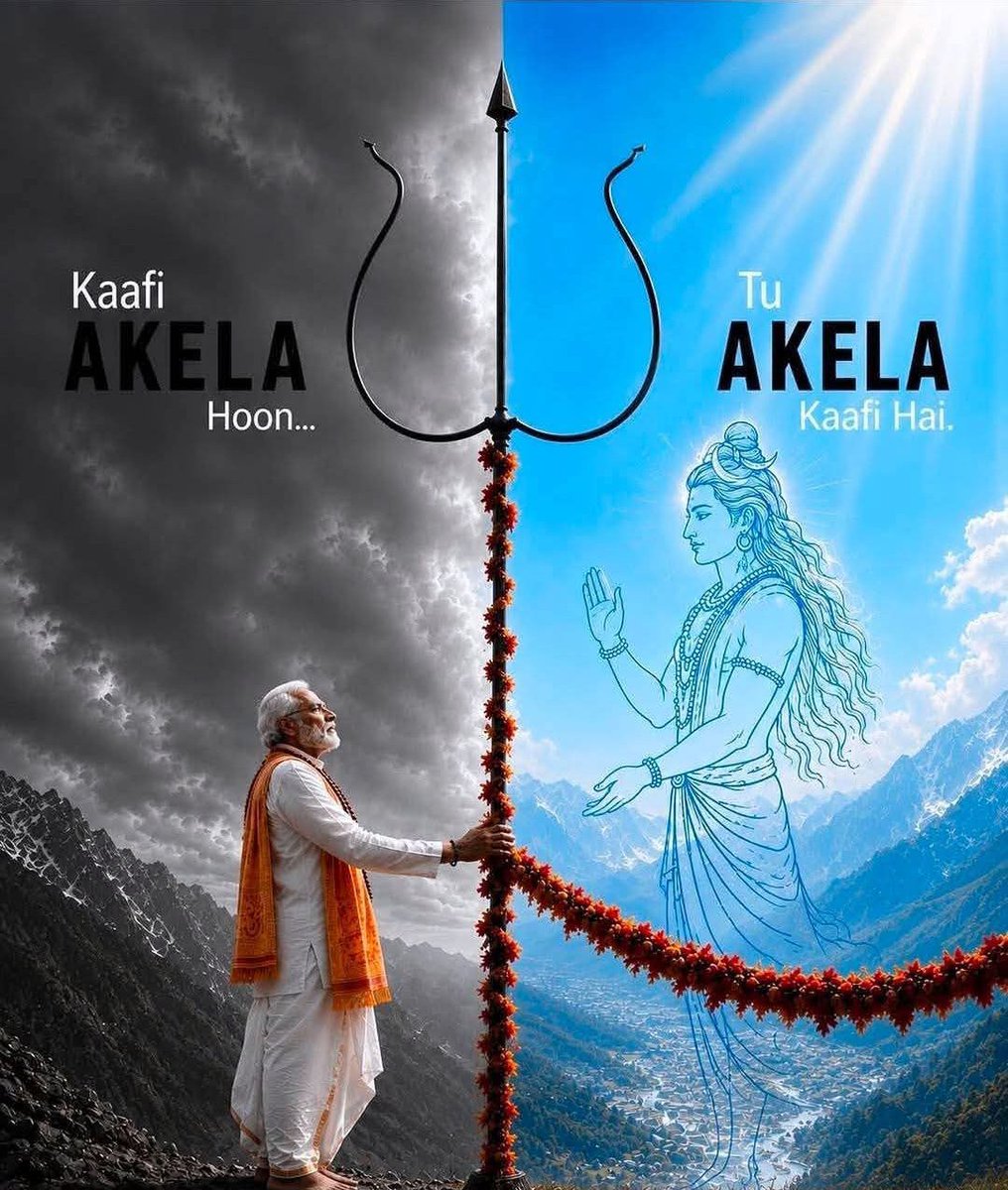 PatelViral's tweet photo. Modiji has god's hand over his head https://t.co/LsxnP3FtR2
