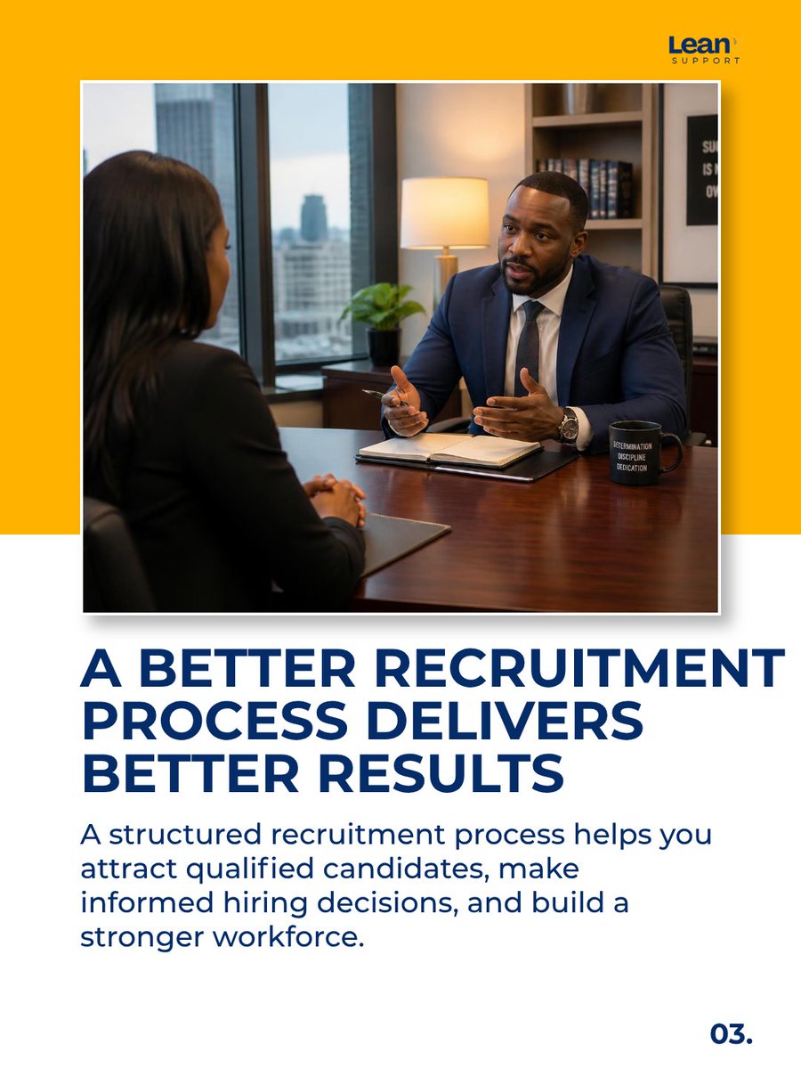 Leanx_Support's tweet photo. Finding the right talent starts with the right recruitment partner.

See how Leanx Support helps businesses recruit qualified professionals through a structured and efficient recruitment process.

+234 808 585 1857

#RecruitmentServices https://t.co/9hIJF2lu7I