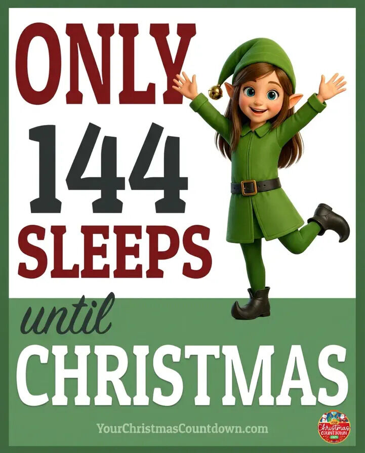 christmas_clock's tweet photo. 144 SLEEPS UNTIL #CHRISTMAS!
 👉 https://t.co/08kJVAWqc2 🎄🎅 https://t.co/bEbqWAuLjH