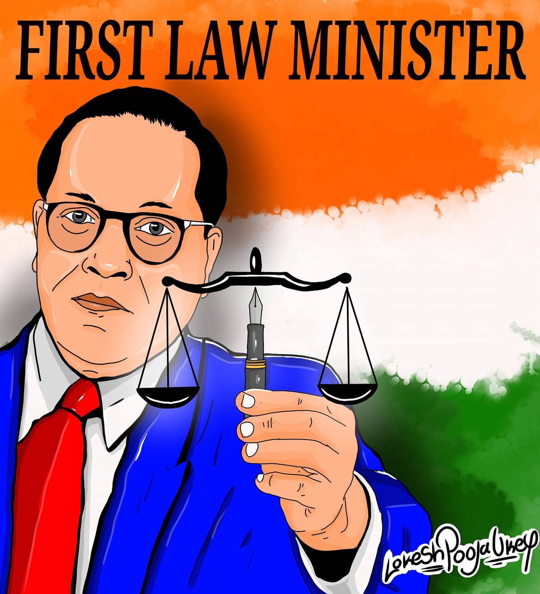 RahulKhaniya8's tweet photo. First Law Minister Of India🇮🇳 

#India https://t.co/7GVB5xRi7p