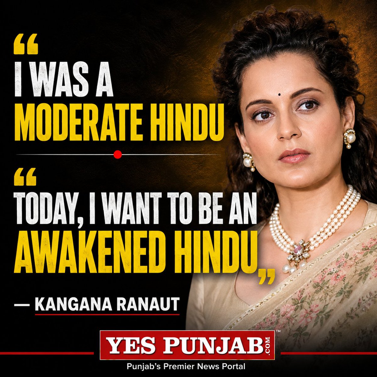 yespunjab's tweet photo. #KanganaRanaut #AwakenedHindu #ModerateHindu #Hindu #Politics #BJP #RSS #Bollywood #CelebrityNews #BreakingNews #YesPunjab
@KanganaRanaut https://t.co/063rfoTVCl