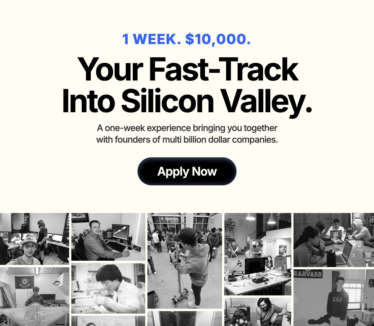 suraj_sharma14's tweet photo. Z Fellows is now accepting applications.

Breaking into Silicon Valley is no longer just about having a great idea.

It also requires early builders who can learn directly from founders who've built billion-dollar companies.

That's why Z Fellows has launched its 𝗢𝗻𝗲-𝗪𝗲𝗲𝗸 𝗙𝗮𝘀𝘁-𝗧𝗿𝗮𝗰𝗸

A 1-week, in-person experience in Silicon Valley for technical builders with $𝟭𝟬,𝟬𝟬𝟬 𝘀𝘁𝗶𝗽𝗲𝗻𝗱 + mentorship from founders of Netflix, Eventbrite, AngelList, Figma, DoorDash, Vercel and more.

Selected fellows will:
> Meet 1:1 with founders of multi-billion dollar companies
> Receive $10,000 stipend + lifelong support for your company
> Join a network of alumni who've raised billions from Sequoia, a16z, OpenAI, Founders Fund

𝗪𝗵𝗼 𝘀𝗵𝗼𝘂𝗹𝗱 𝗮𝗽𝗽𝗹𝘆:
- Technical builders of all ages • Side projects or startups • Any industry: AI, crypto, climate, biotech, consumer, enterprise + more
- No company required • No equity taken • No need to drop out or quit your job

𝗧𝗼 𝗮𝗽𝗽𝗹𝘆:
Submit via @zfellows portal • Rolling admissions 

If you're an early builder who wants direct access to billion-dollar founders + $10K + lifelong support, this program deserves your attention.

apply: https://t.co/FQZ8U18Mmi