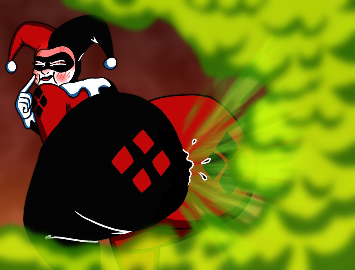 LewdMation04's tweet photo. Harley Quinn might��ve put on some weight since the Animated series, but she still knows how to “blow away” her fans!
#dc #dccomics #harleyquinn #batman #batmantas #harley #harleenquinzel #fart #fartfetish #farts #farting #fartart #clowngirl #art #nsfw #hugebutt #jester #villain https://t.co/e7hDQ5nAr9