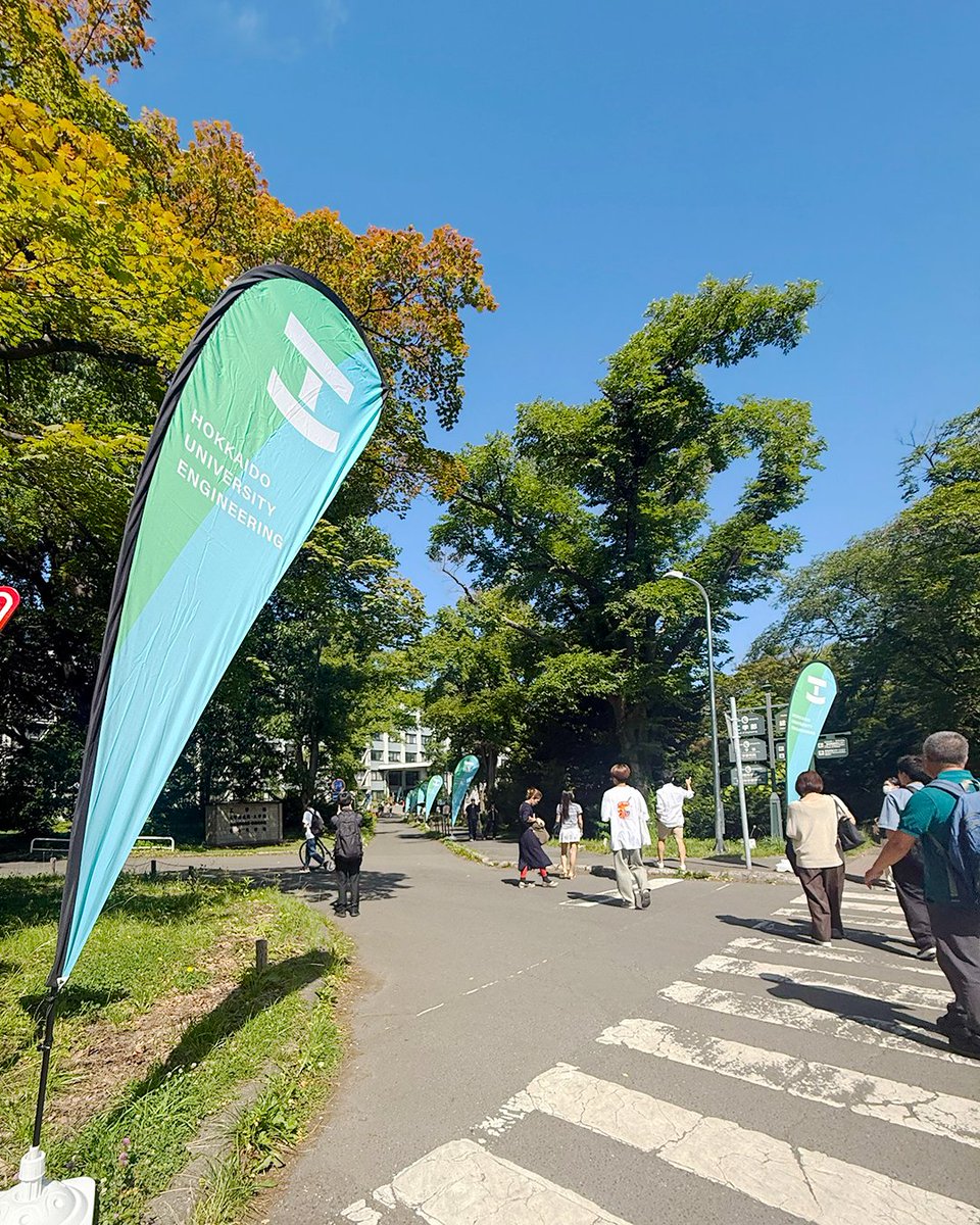 hu_eng's tweet photo. ［北海道大学工学部オープンキャンパスが、無事終了しました］

1日目は全4学科の模擬講義、工学部探検と進学相談会、2日目は研究室体験が行われました。

暑い中ご来場くださった中学生・高校生・保護者の皆さま、本当にありがとうございました。

また工学部でお会いできる日を楽しみにしています。 https://t.co/gRsGIFld7z