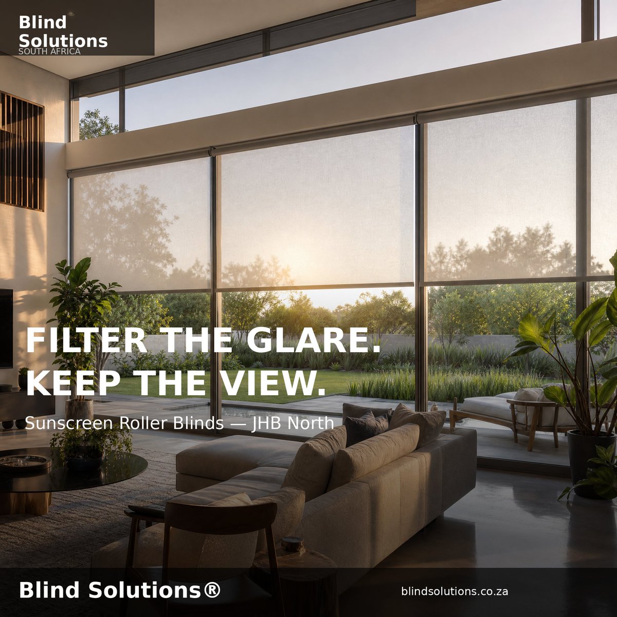 solutions_blind's tweet photo. Sunscreen roller blinds โ filter the glare, keep the view โ๏ธ
Perfect for JHB North homes facing the sun.
๐บ https://t.co/c8DCzfP14H
๐ https://t.co/4PUrGDSS3E
#BlindSolutions #SunscreenBlinds #Sandton https://t.co/DJ6oilbmd0