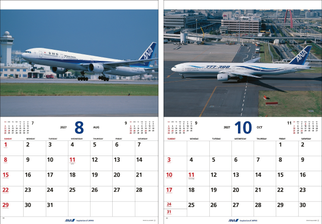 Aviation_Wire's tweet photo. ANA、退役777-300の記念カレンダー　2027年版は20種類 
https://t.co/clYltA7Tg1 https://t.co/dWNJpwbe6Z